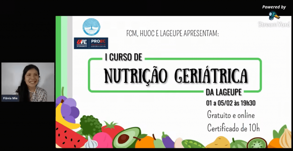 I Curso De Nutrição Geriátrica Da Lageupe - 2° Dia