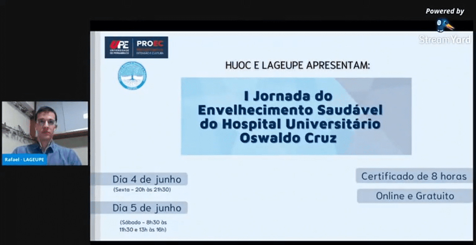 I Jornada Do Envelhecimento Saudável Do Hospital Universitário Oswaldo Cruz - Sexta