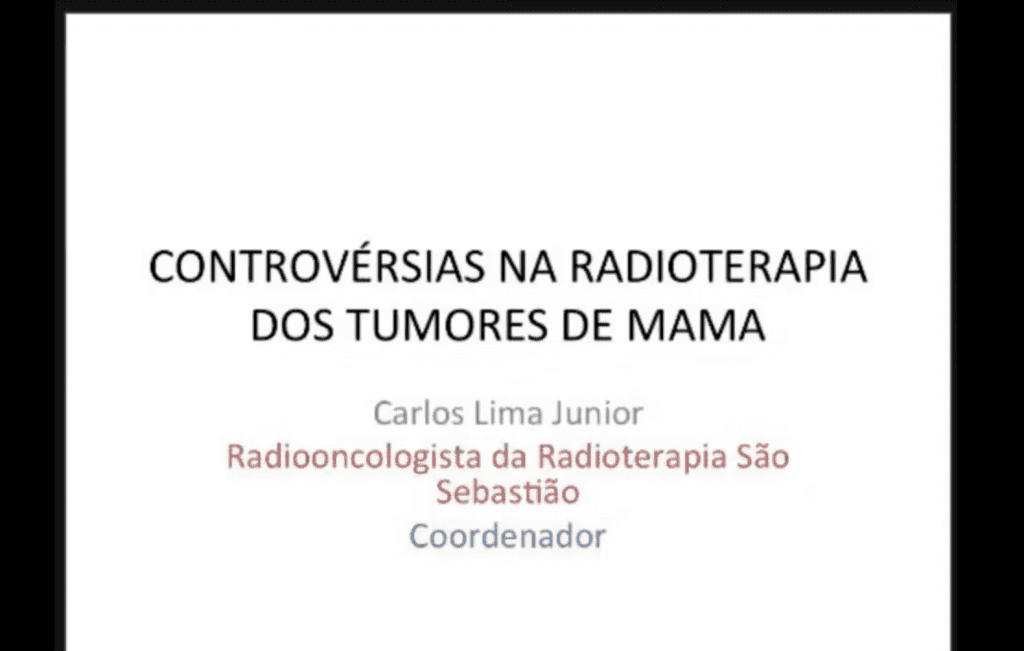 Controvérsias Na Radioterapia Dos Tumores De Mama