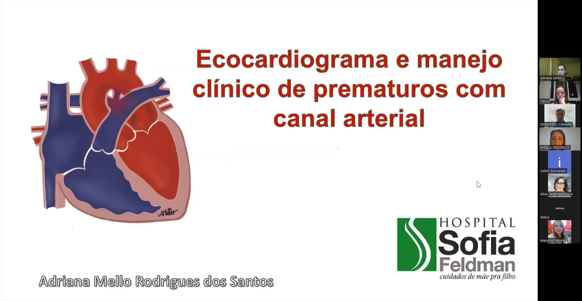 Roda De Conversa – Ecocardiograma E Manejo Clínico De Prematuros Com Canal Arterial
