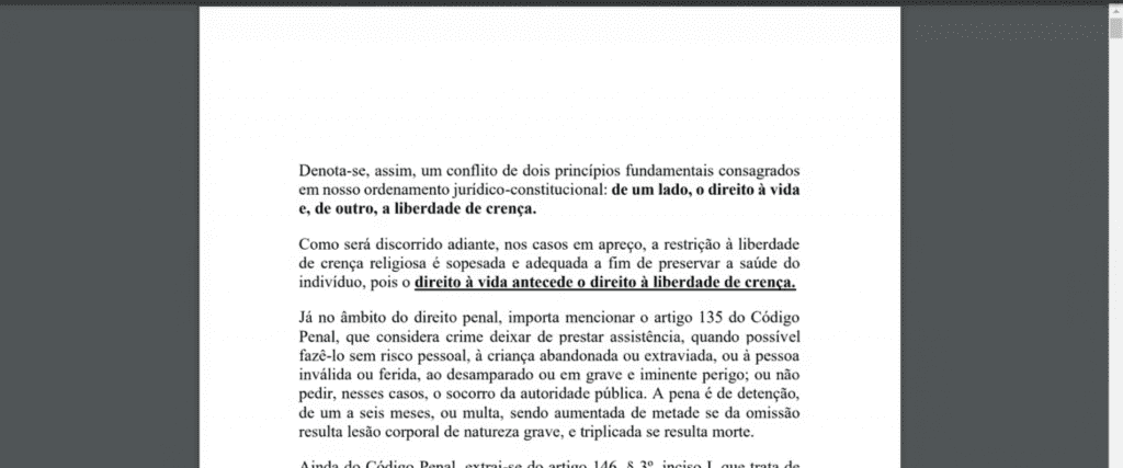 [Smcc] Corte Transfusão De Sangue Testemunhas De Jeová 08_06_2022